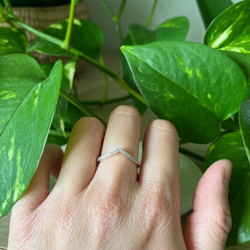 Pandora Silver Wishbone Ring